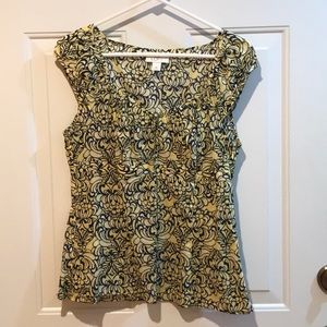 Floral Ann Taylor Loft top